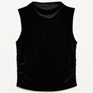 NWT OLD NAVY Mock-Neck Velvet Top